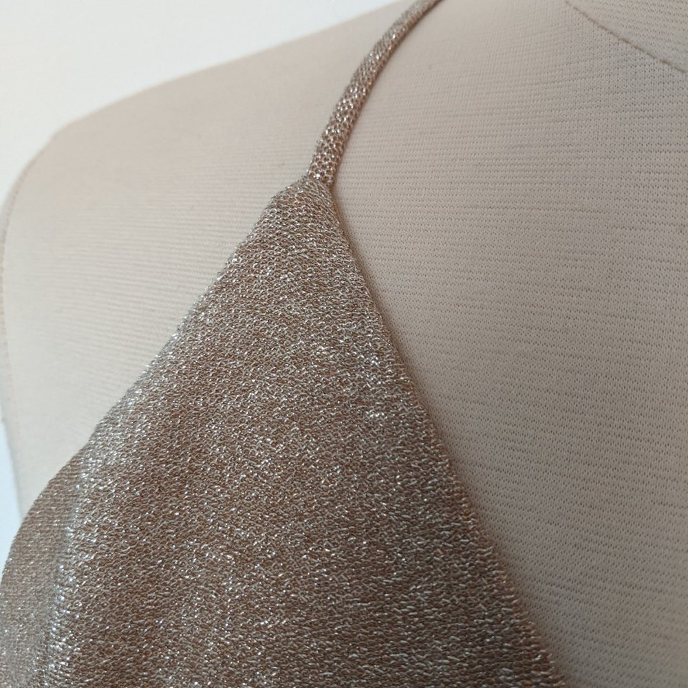 Party! Nude Shimmer Maxi Dress -Last one! - Picture 5 of 7